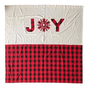 Lush Decor Holiday Joy Shower Curtain 72"x72"